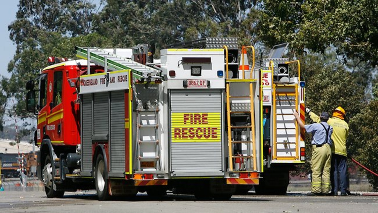 Queensland Fire Department sent five crews to fight the blaze.