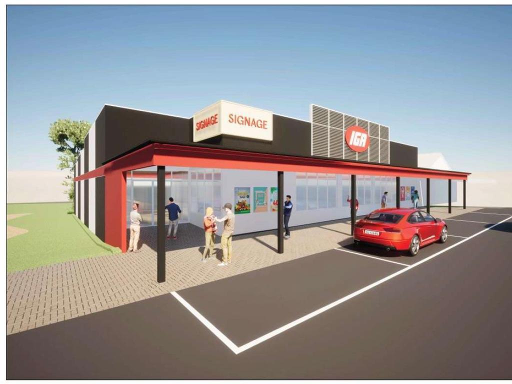 A new IGA supermarket will be built in Wondai. Image: South Burnett Regional Council.