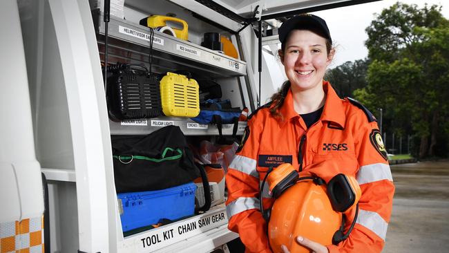 SES volunteer, Amylee Asquith. Photo: Patrick Woods.