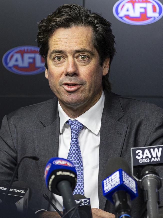 AFL Chief Executive Officer Gillon McLachlan is one of the most influential people in sport. Picture: Daniel Pockett