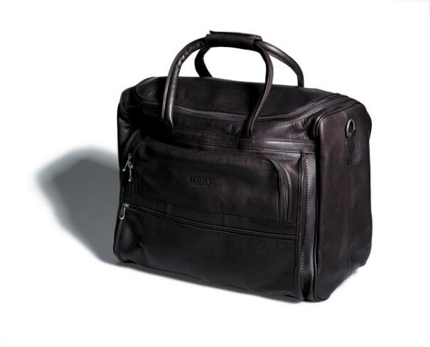 leather overnight bag $140 by ben sherman