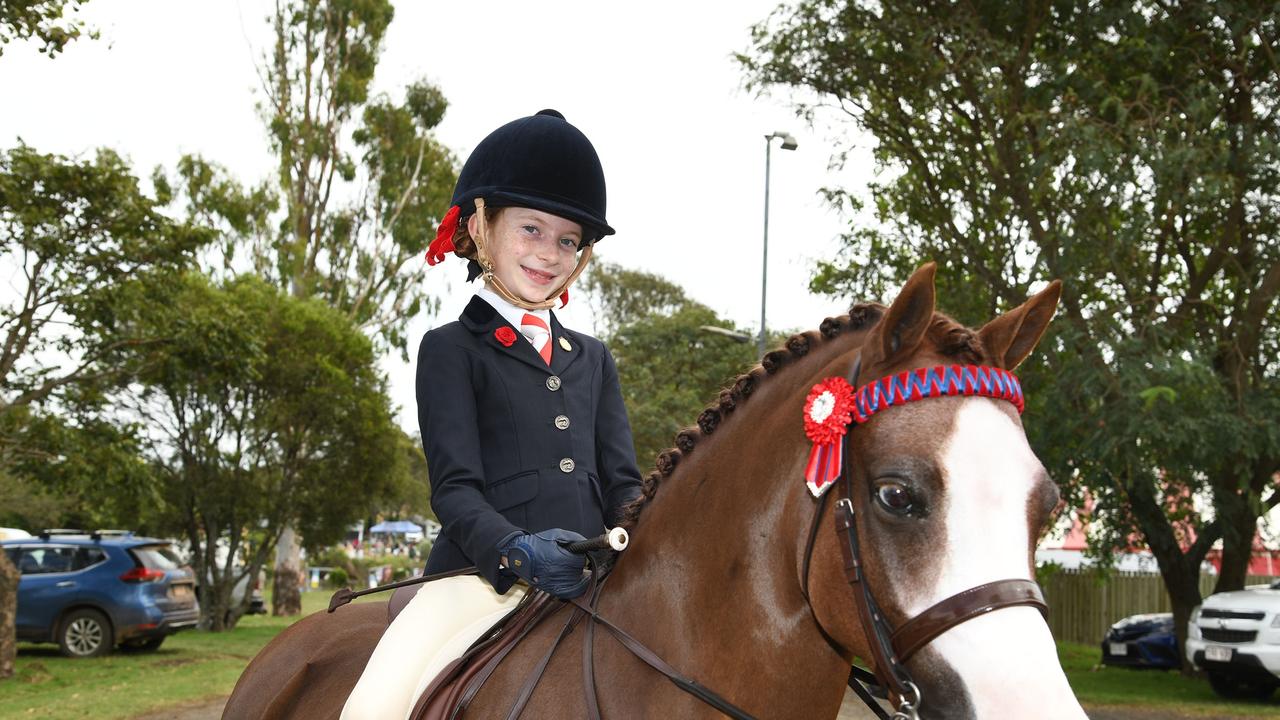 Chloe-Lee Blair on Wyan Safari. Heritage Bank Toowoomba Royal Show. Saturday March 26, 2022