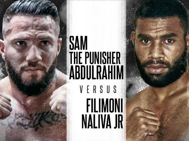 Sam “The Punisher” Abdulrahim will return to professional boxing ring against Fijian Filimoni Naliva Jr. Picture: Supplied