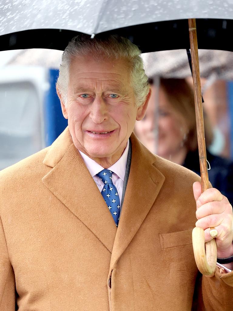 The King at the launch of the Coronation Food Project in Didcot, England, on his birthday this week. Picture: Chris Jackson/Getty Images)