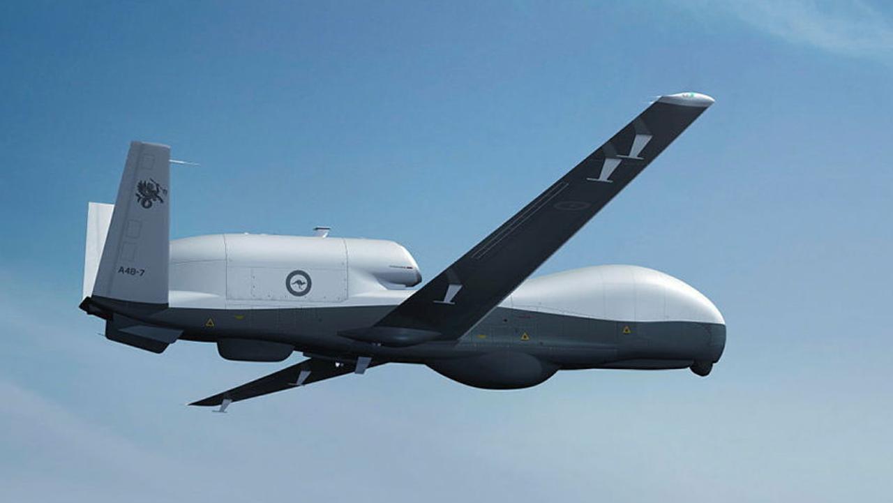 Northrop Grumman MQ-4C Triton — also known as the AUS 1. Picture: Ministry of Defence