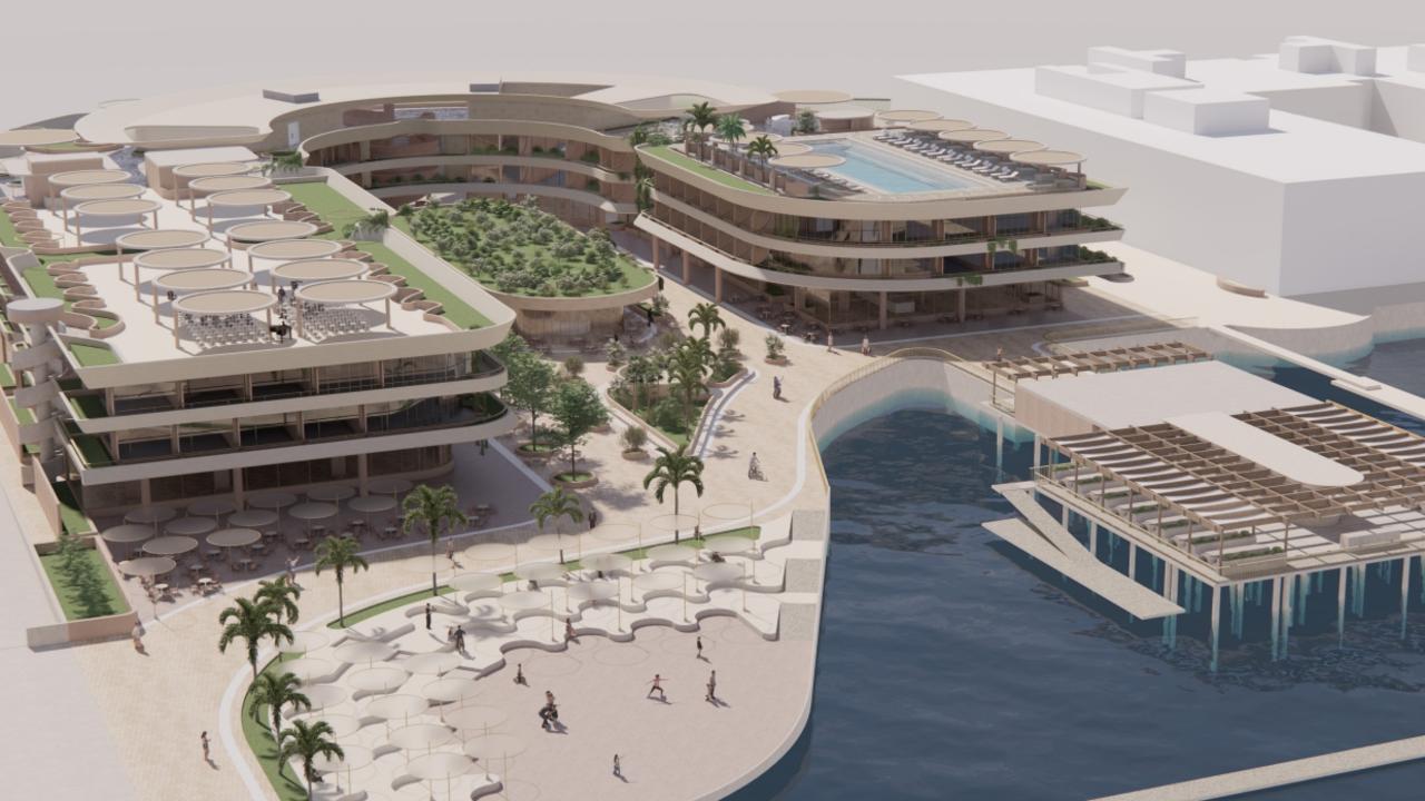 Plans for the Mariners Cove redevelopment at The Spit on the Gold Coast.