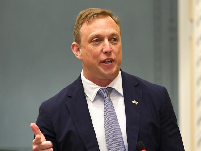 BRISBANE, AUSTRALIA - NewsWire Photos APRIL 16, 2024: Queensland Premier Steven Miles during parliament sitting in Brisbane. Picture: NCA NewsWire/Tertius Pickard