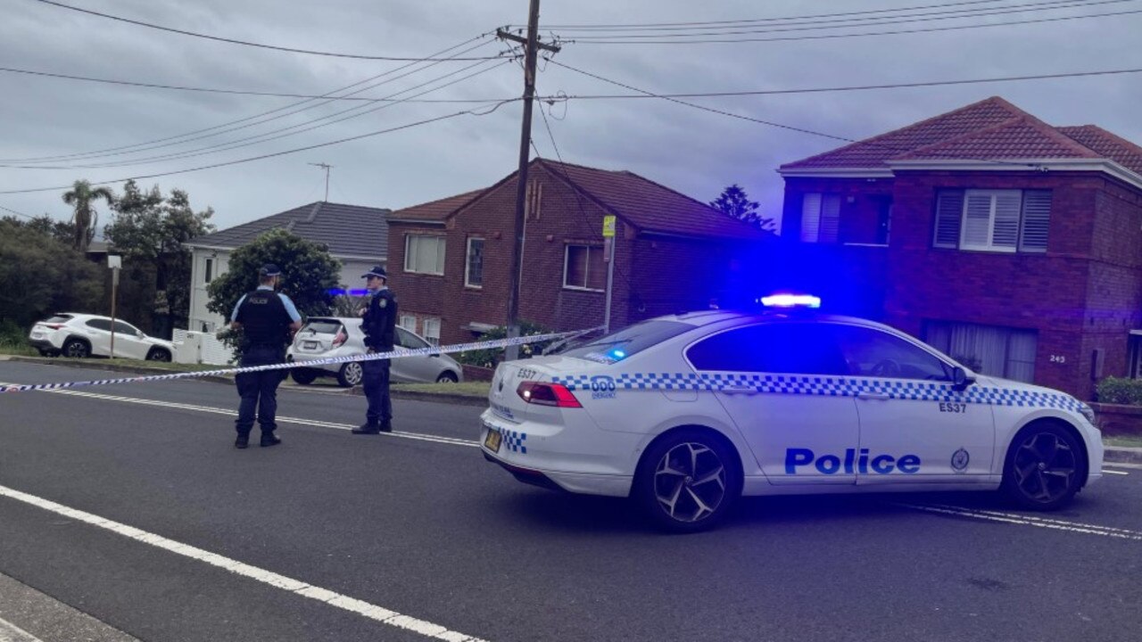 Police have cordoned off Military Rd in Dover Height following an anti-Semitic attack in the early hours of Friday morning. Picture: Madeline Crittenden