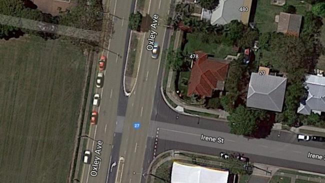 New traffic lights will be installed at the intersection of Irene St and Oxley Ave at Redcliffe. Photo: Google Maps