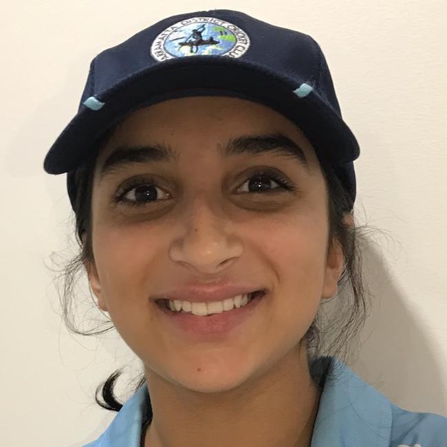 Nikhar Doshi of the Parramatta U18s girls. Picture: Contributed