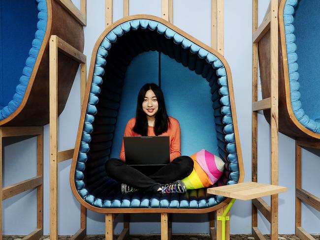 Google intern Janette Chiu in the company’s Sydney office. Google gets more than two million job applicants a year.