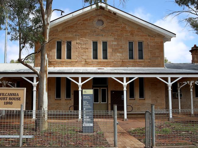 EMBARGOED UNTIL MONDAY FEBRUARY 1 - Feature on Indigenous communities and the struggles they face in the isolated areas they call home, like Wilcannia in the state's far west. The Wilcannia Court House. Picture: Toby Zerna