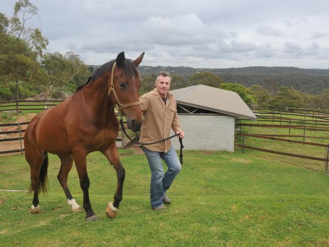 Chris Cobaine Stable here with owner (here with Riverndell) who is allergic to horses selling up but instead of using an agent he is sending a chain letter to friends and any friend who is connected to the eventual buyer gets a prize