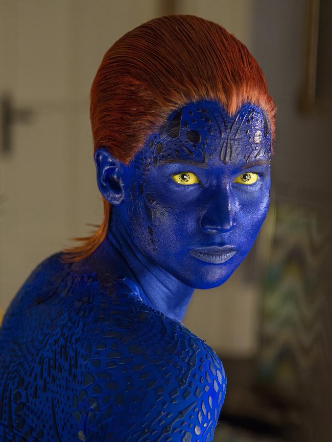 New ... Jennifer Lawrence as Mystique in <i>X-Men: Days of Future Past </i>(2014).