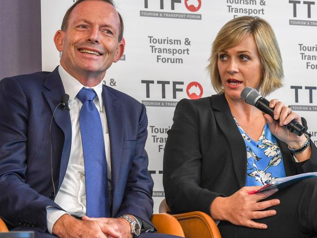 The battle for Warringah heats up as sitting Liberal MP Tony Abbott fights off the challenge of high-profile Independent Zali Steggall. Picture: Peter Rae