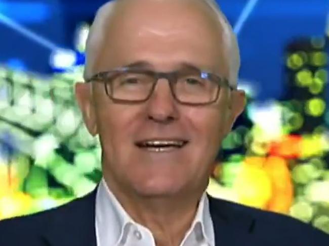 Malcolm Turnbull on The Project. Picture: Channel 10.