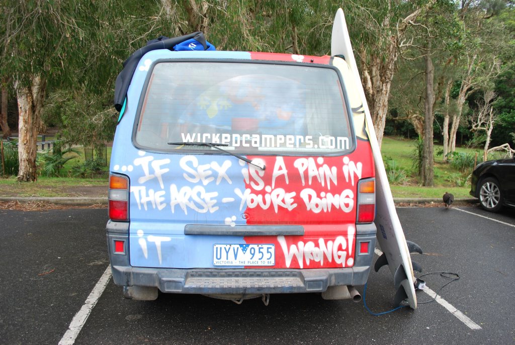 Wicked campers hot sale slogans list