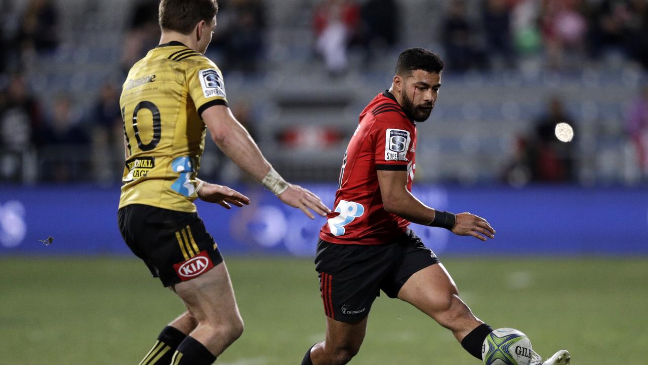 Crusaders Richie Mo'unga enhanced his reputation with a brilliant performance against the Hurricanes in their semi-final.