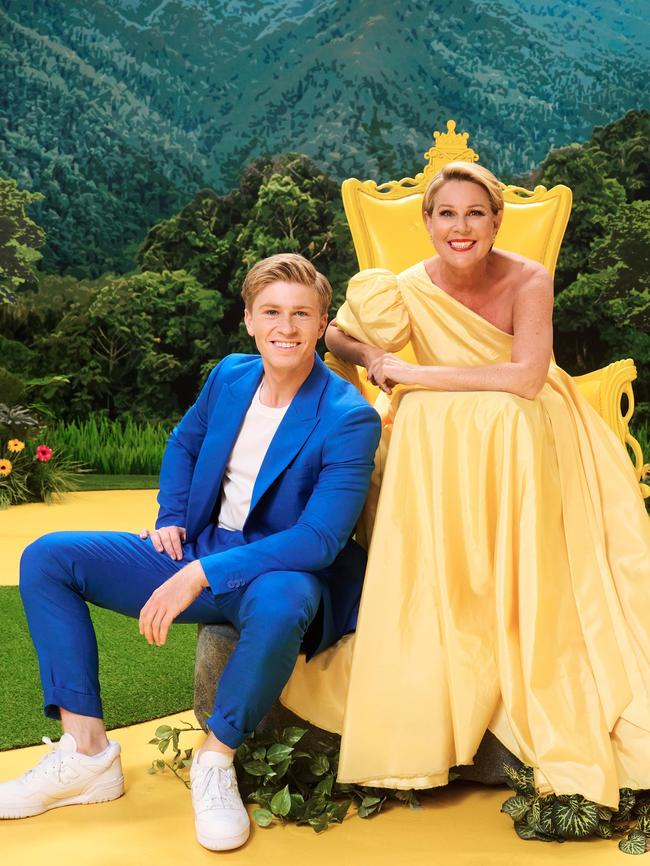 Irwin with I'm A Celebrity … Get Me Out Of Here! co-host Julia Morris.