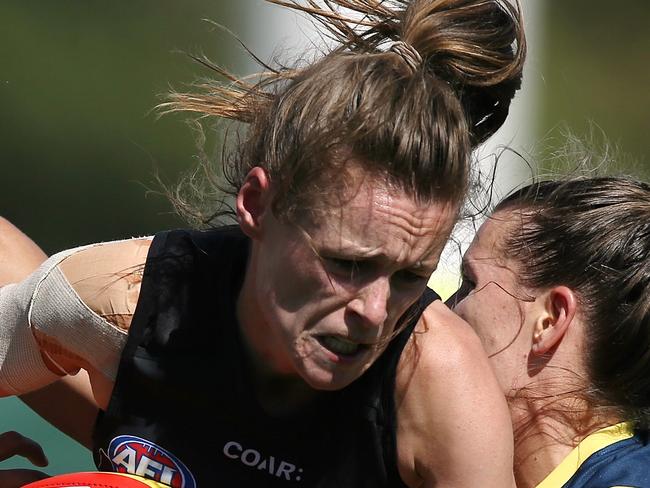 AFLW : Pies v Crows Alicia Eva Picture:Wayne Ludbey