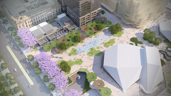 How it could look ... another impression of the Festival Plaza redevelopment.