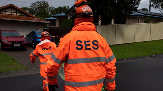 SES working on damage at the Sunshine Coast. Picture: Supplied