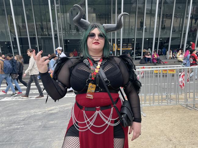 Steph Rochester at the 2024 PAX Aus Convention at the Melbourne Convention and Exhibition Centre. Picture: Himangi Singh