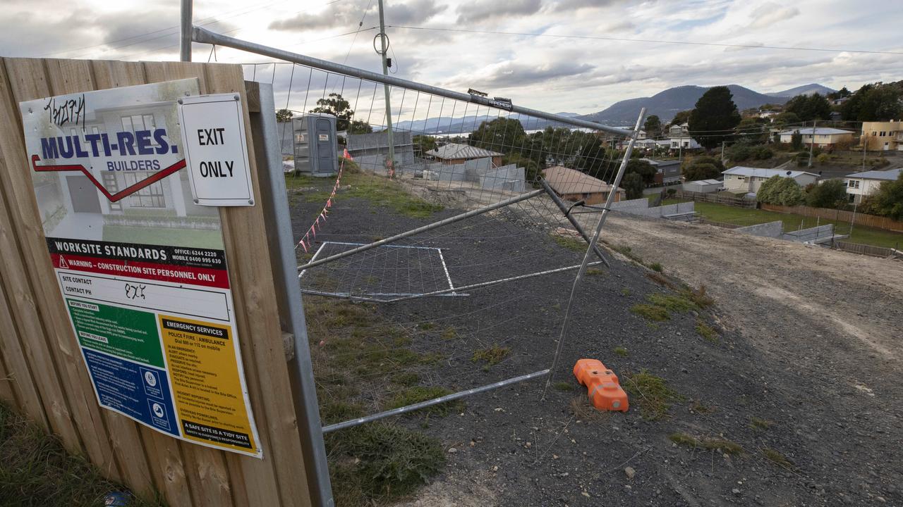 Multi-Res Builders, Nagle Place, Glenorchy. Picture: Chris Kidd