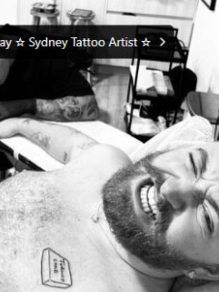 Sam Smith got a fresh tattoo. Picture: Instagram