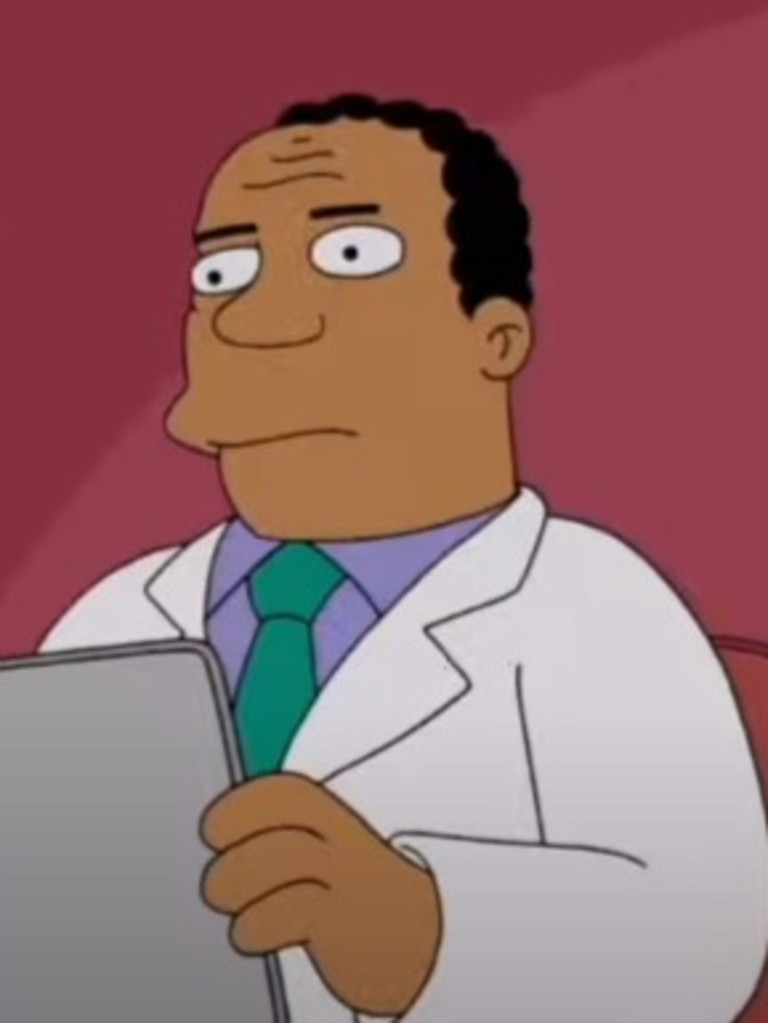 … and the character he used to voice, Dr. Hibbert.