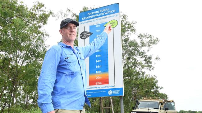 Department of Environment, Parks and Water Security water assistant Trevelyan Edwards. Picture Katrina Bridgeford.