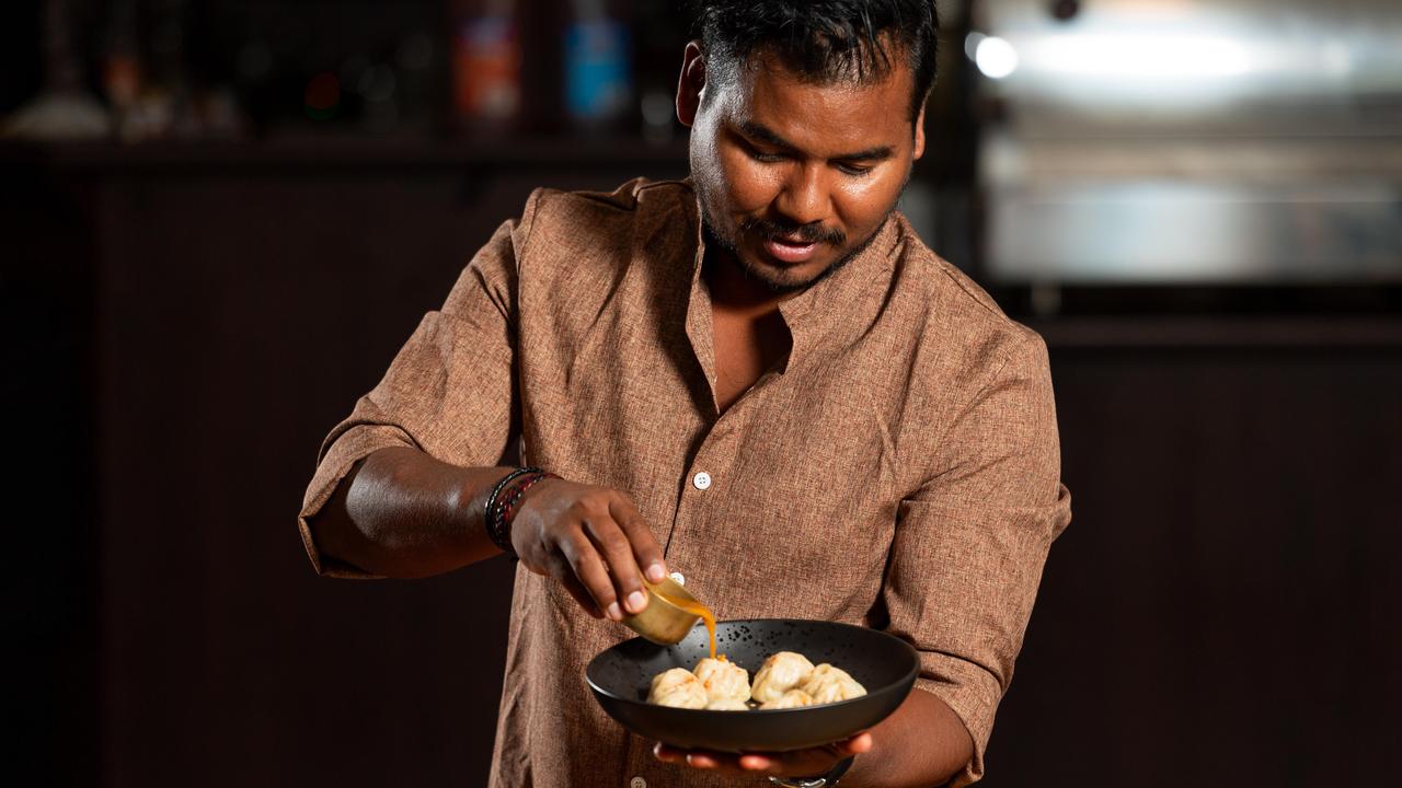 Yogi's Way restaurateur Bhairab Yogi is the brain's behind this Saturday's inaugural Dumpling Festival at Darwin Waterfront. Picture: Pema Tamang Pakhrin