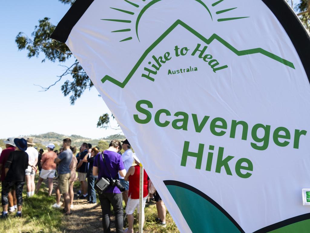 Hike to Heal 2022 launch at Mt Peel Bushland Park, Saturday, February 19, 2022. Picture: Kevin Farmer