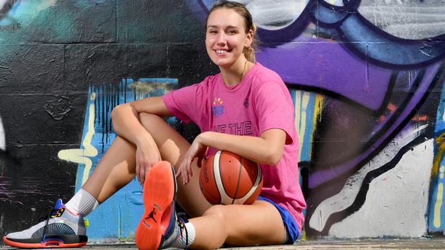 BEST PHOTOGRAPHS 2022. Evan Morgan. Australian Opals player Alanna Smith has signed with the Townsville Flames. Picture: Evan Morgan