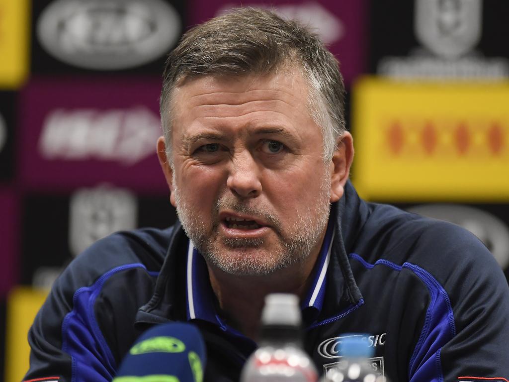 Former Canterbury Bulldogs coach Dean Pay lost 38 of his 57 games in charge when the Bulldogs were at their lowest ebb. Picture: Albert Perez/Getty Images