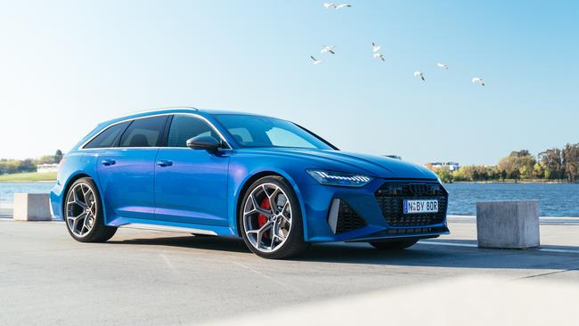 Audi’s riotous RS6 station wagon. Picture: Supplied