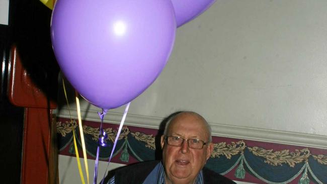 Graham Buchner takes donation at the Relay for Life fundraiser in 2014. Picture: Deanna Millard