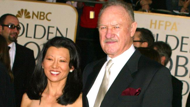 Gene Hackman & wife Betsy Arakawa during The 60th Annual Golden Globe Awards - Arrivals at The Beverly Hilton Hotel in Beverly Hills, California, United States. (Photo by Jeffrey Mayer/WireImage)