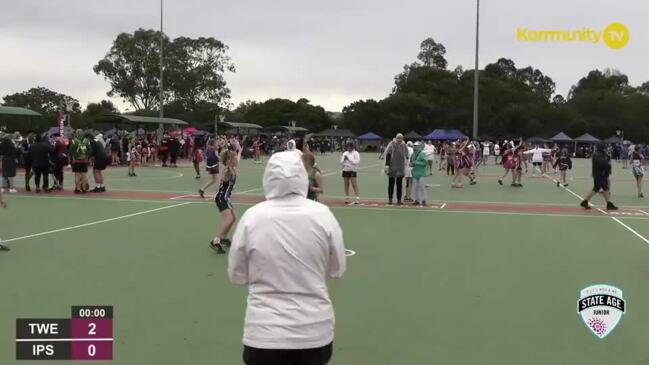 Replay: Netball Queensland State Age Titles - Tweed Green v Ipswich (U12)