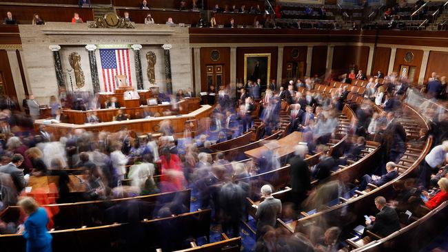 In the event of an electoral college tie, Congress will choose the president and the Senate the vice president. Picture: Getty Images via AFP.