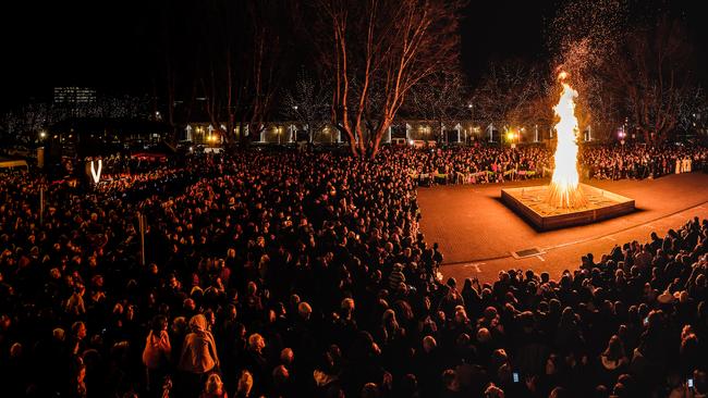  Warm your hands, and your heart, at the Festival of Voices Big Sing bonfire in Hobart.