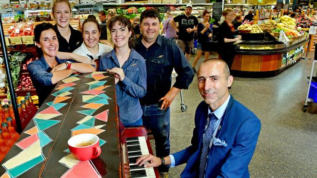 The Adelaide chain is known for its quirks — such as instore pianists. Picture Mark Brake