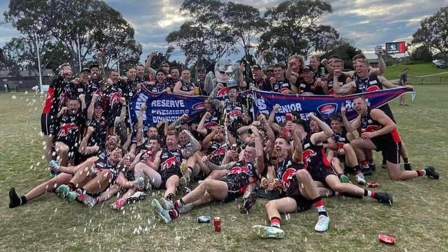 Dolphins' double: There were two pieces of silverware brought back to the Frankston Dolphins on Saturday.