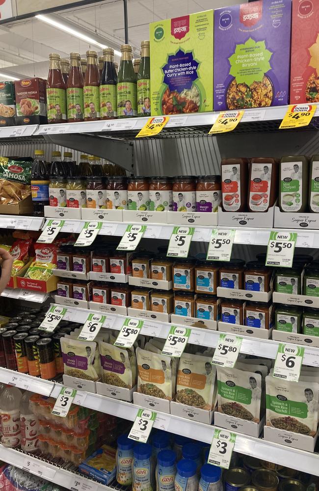 Coles said the new offering comes in response to growing Aussie demand for Indian food. Picture: Supplied to news.com.au