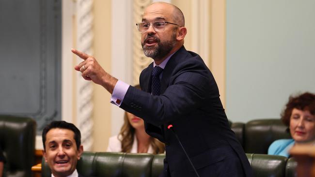 Treasurer David Janetzki has blamed the former Labor government for Queensland’s credit rating outlook downgrade. Picture: Tertius Pickard