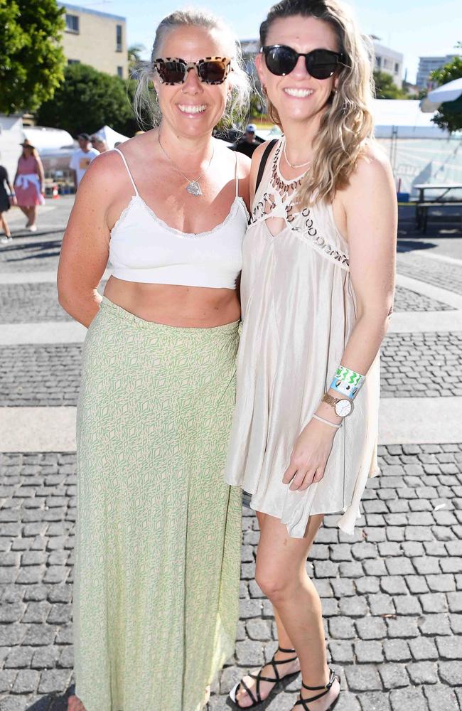 Anna Hoffmann and Lou Ashman at Caloundra Music Festival. Picture: Patrick Woods.