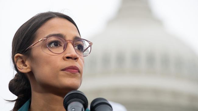 Democrat Alexandria Ocasio-Cortez has denounced Israel as an ‘apartheid state’. Picture: AFP