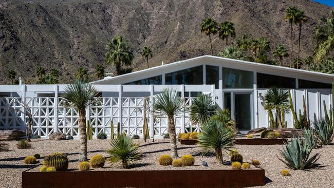 A mid-century modern home in the Las Palmas neighborhood of Palm Springs, California. Picture: Getty Images