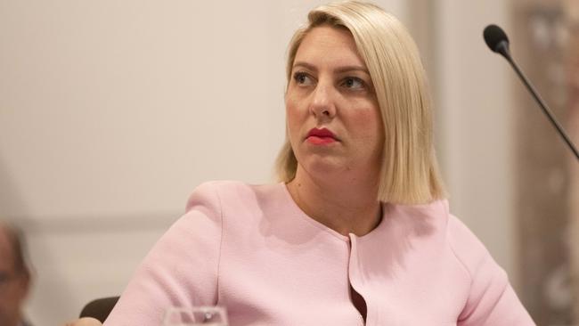 Cr Kara Cook has been told by Brisbane City Council she will not be able to attend meetings virtually after giving birth. Picture: Attila Csaszar