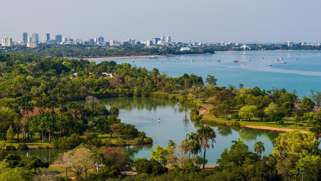 Cyclone Tracy first made landfall at East Point Reserve, where the memorial will be unveiled. Picture: Supplied.